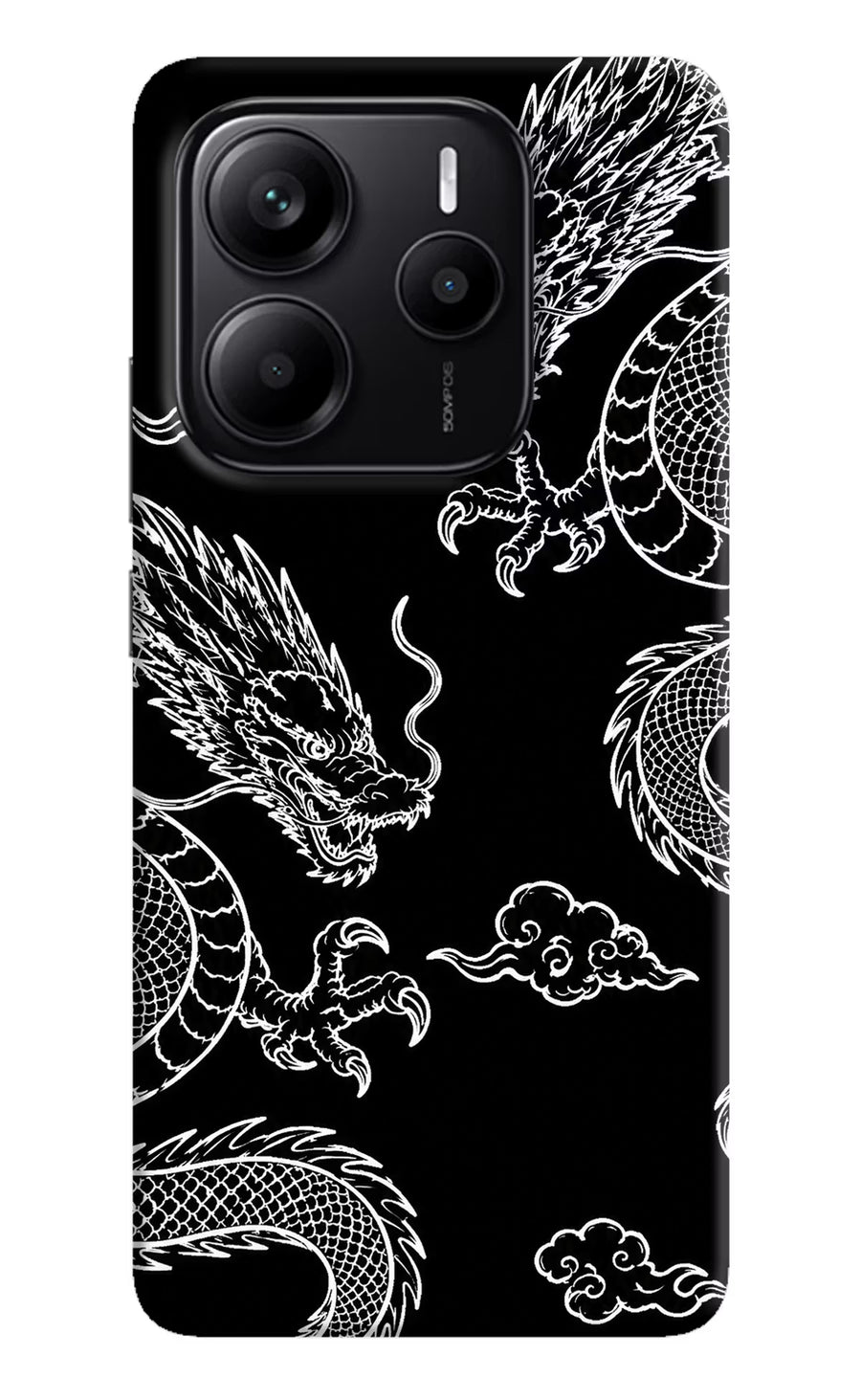 Twin Dragons Redmi Note 14 5G Back Cover, Hard case