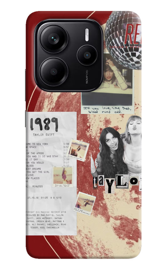 Taylor Swift Redmi Note 14 5G Hard Case Back Cover by Casekaro