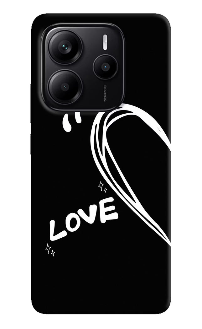Love Line Redmi Note 14 5G Hard Case Back Cover by Casekaro