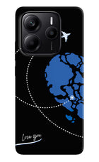 Love Orbit Redmi Note 14 5G Hard Case Back Cover by Casekaro
