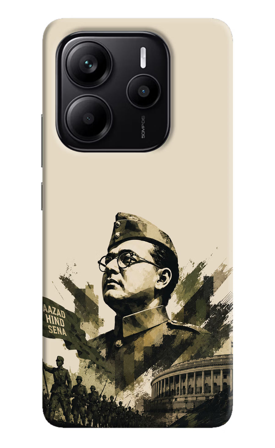 Netaji Rising Redmi Note 14 5G Back Cover, Hard case
