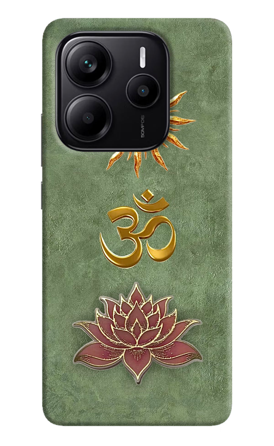Om & Lotus Redmi Note 14 5G Back Cover, Hard case