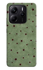 Green Stars Redmi Note 14 5G Hard Case Back Cover by Casekaro