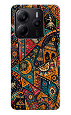 Folk Print Redmi Note 14 5G Hard Case Back Cover by Casekaro