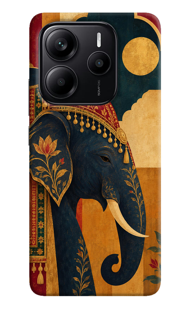 Royal Elephant Redmi Note 14 5G Hard Case Back Cover by Casekaro