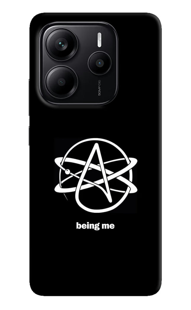 Atheist Symbol Redmi Note 14 5G Hard Case Back Cover by Casekaro