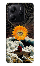 Cosmic Flower Redmi Note 14 5G Hard Case Back Cover by Casekaro