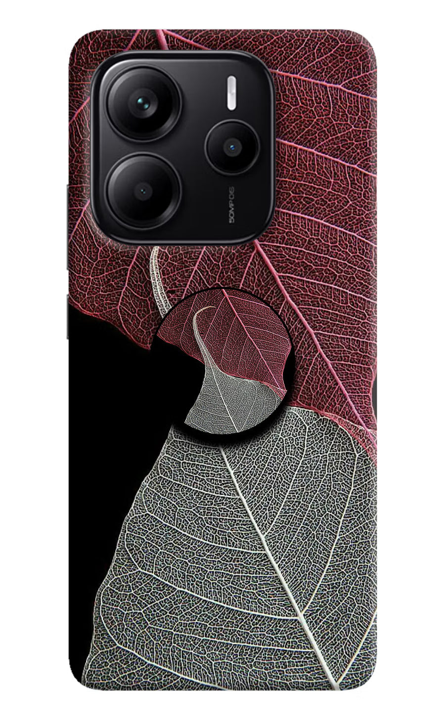 Leaf Pattern Redmi Note 14 5G Pop Case, Hard case