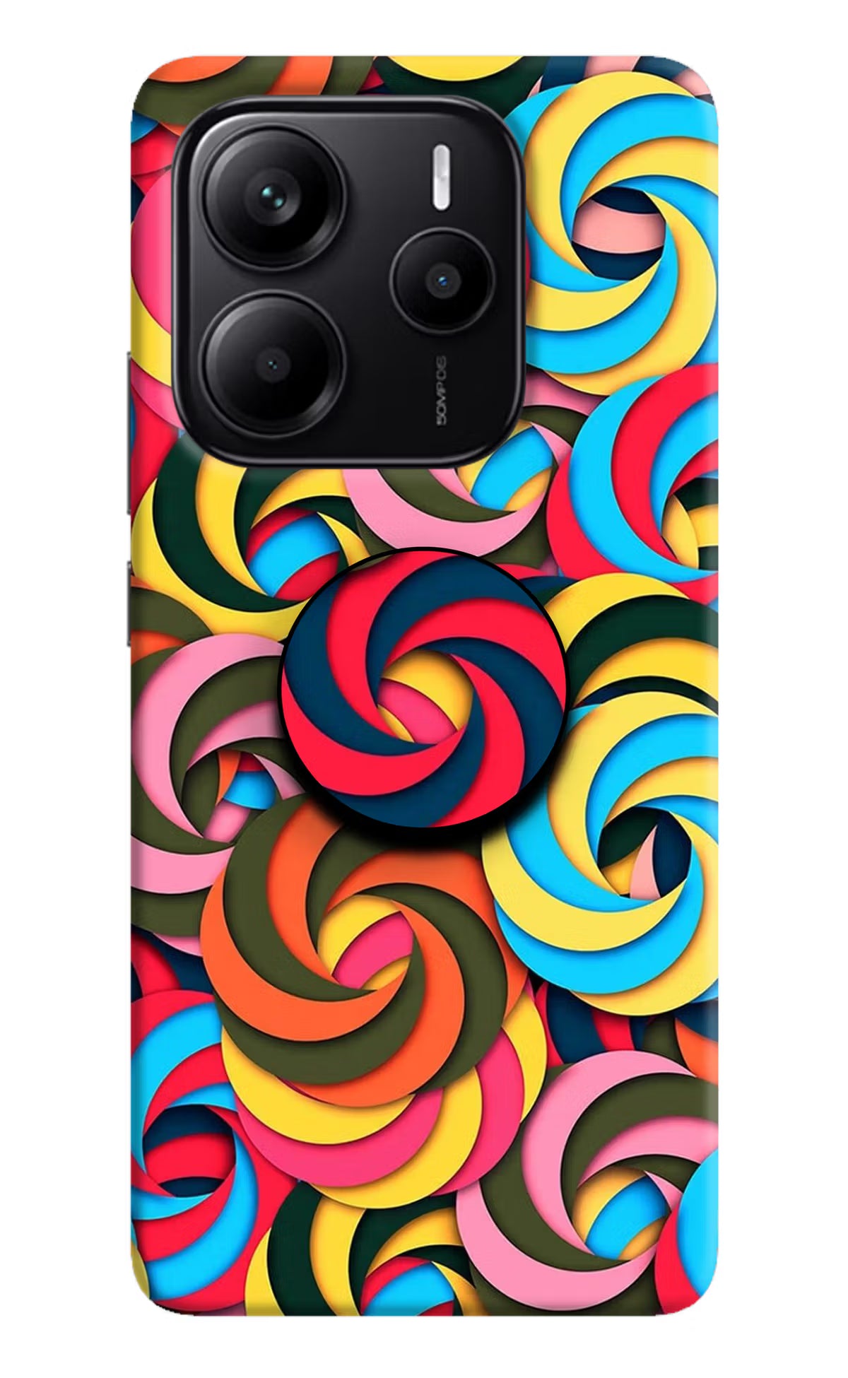 Spiral Pattern Redmi Note 14 5G Pop Case by Casekaro