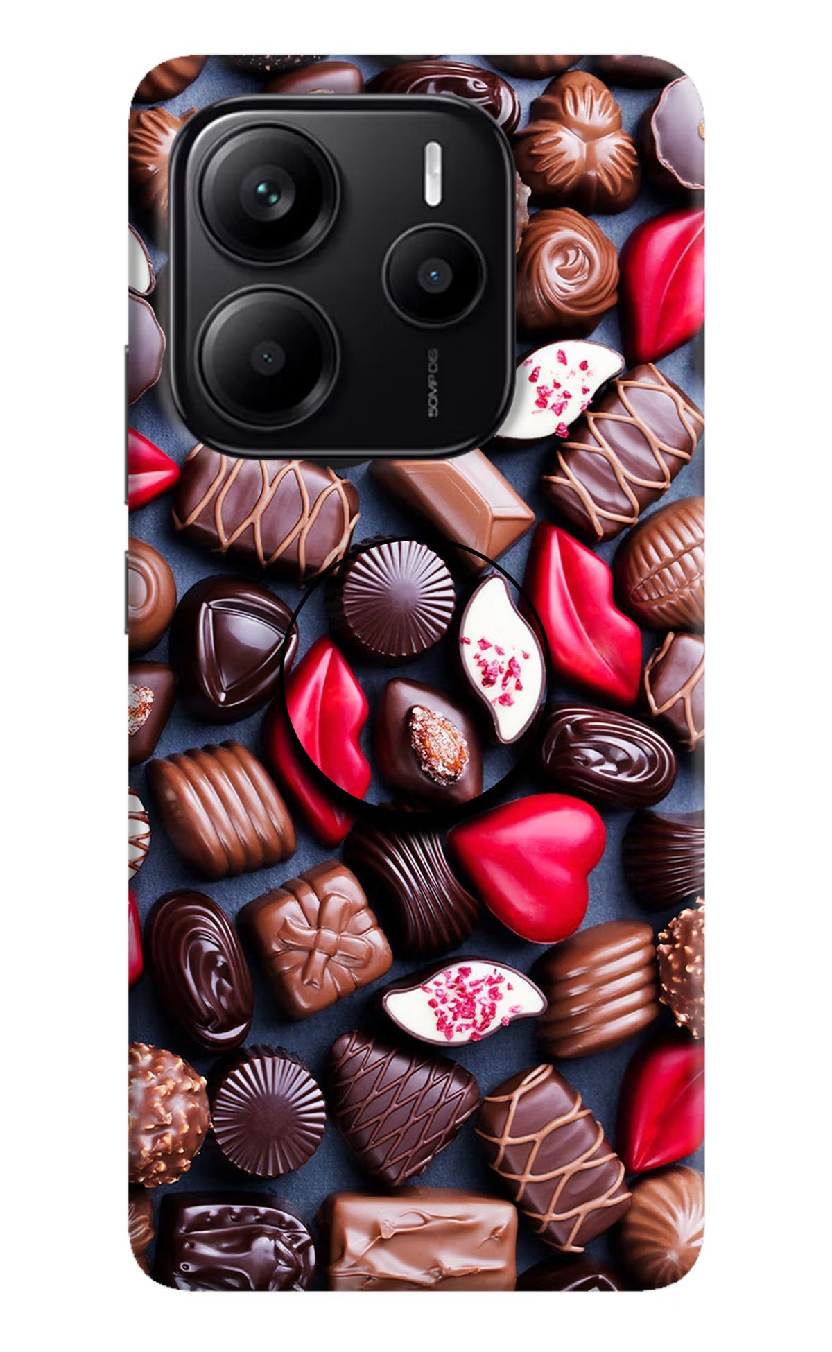 Chocolates Redmi Note 14 5G Pop Case by Casekaro