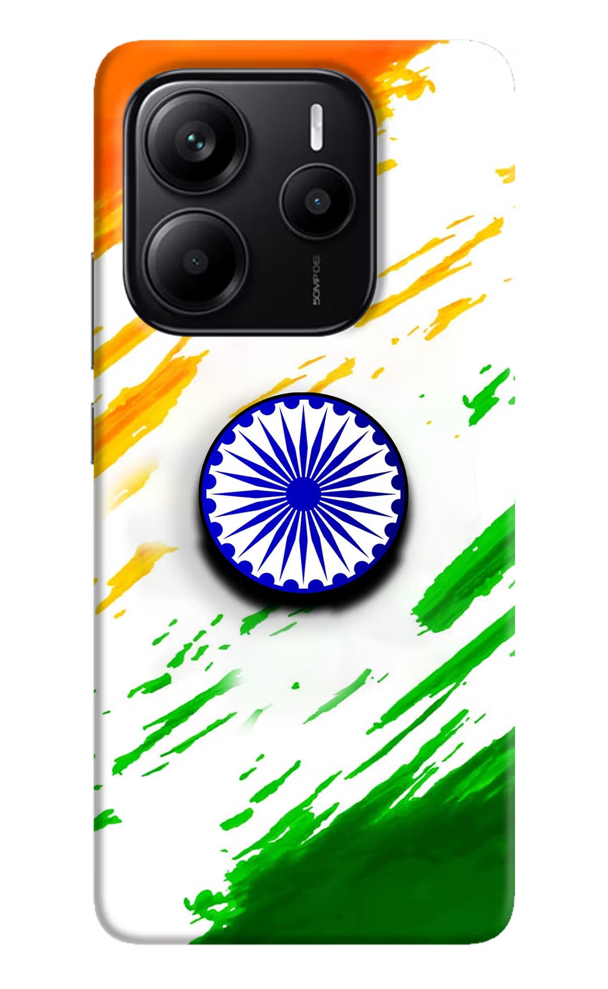 Indian Flag Ashoka Chakra Redmi Note 14 5G Pop Case by Casekaro