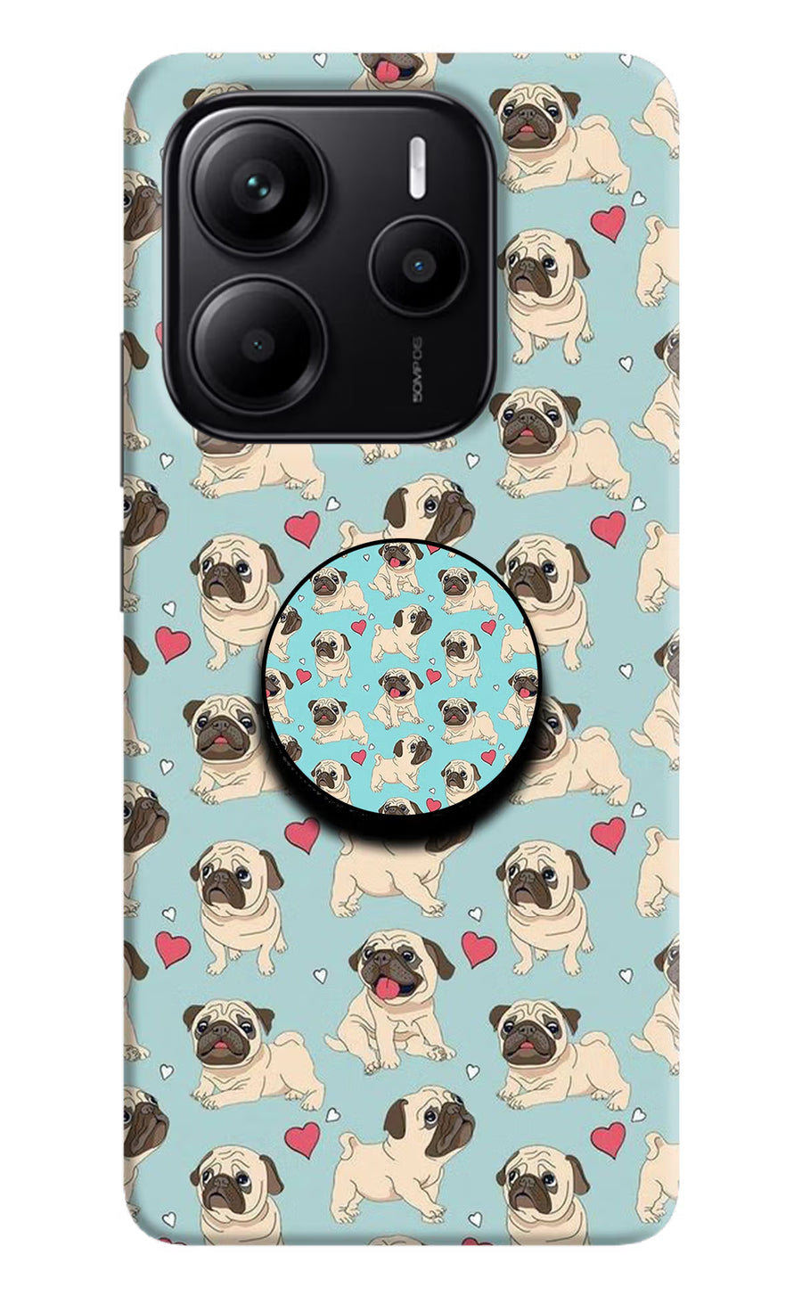 Pug Dog Redmi Note 14 5G Pop Case, Hard case