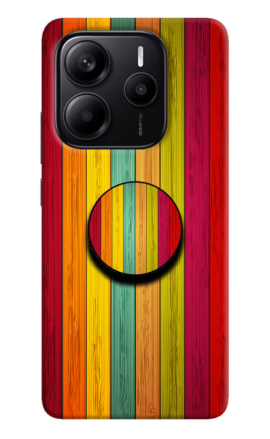 Multicolor Wooden Redmi Note 14 5G Pop Case by Casekaro