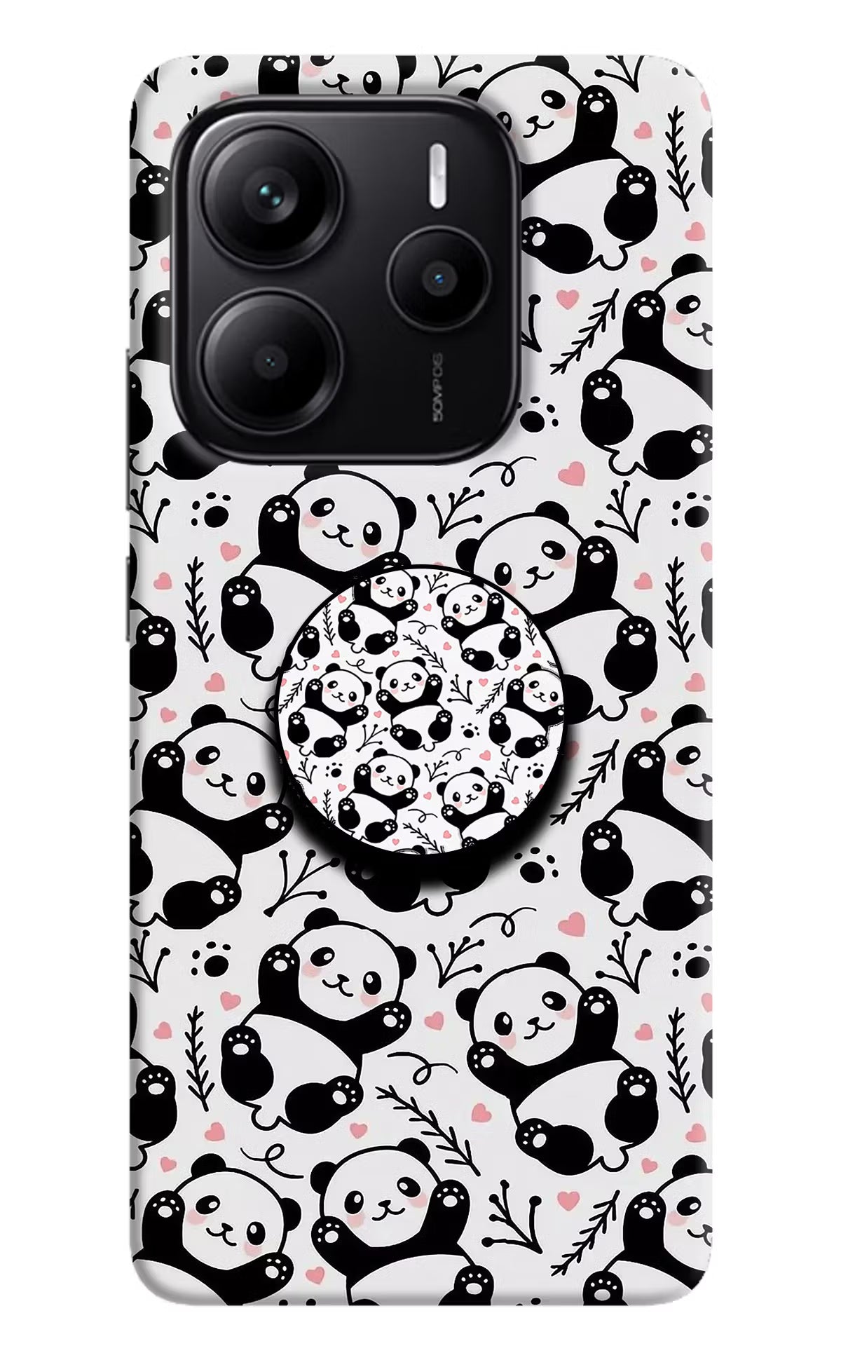 Cute Panda Redmi Note 14 5G Pop Case by Casekaro
