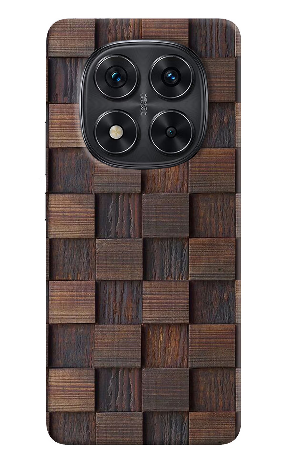 Wooden Cube Design Redmi Note 14 Pro 5G Hard Case Back Cover by Casekaro