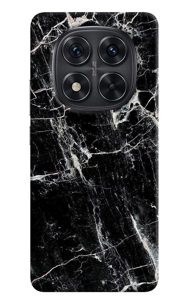 Black Marble Texture Redmi Note 14 Pro 5G Hard Case Back Cover by Casekaro