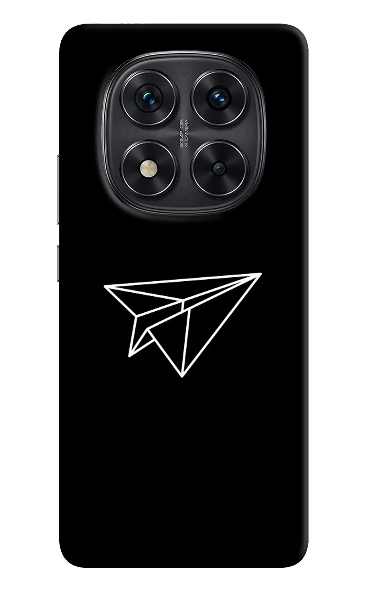 Paper Plane White Redmi Note 14 Pro 5G Hard Case Back Cover by Casekaro