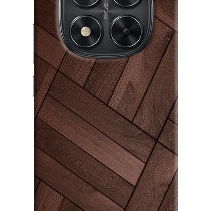 Wooden Texture Design Redmi Note 14 Pro 5G Hard Case Back Cover by Casekaro