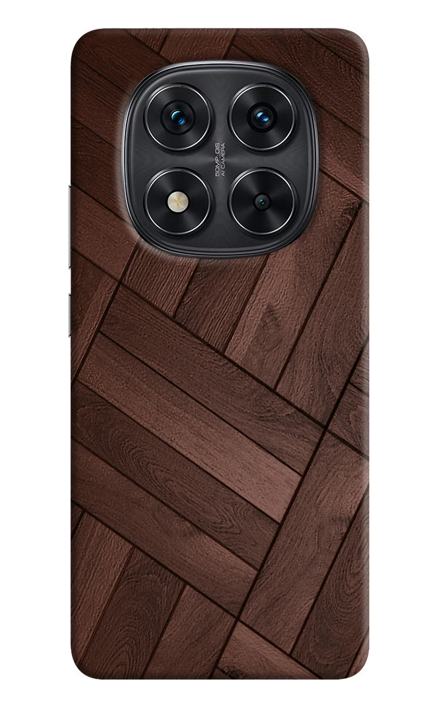 Wooden Texture Design Redmi Note 14 Pro 5G Back Cover, Hard case