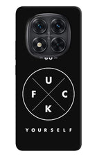 Go Fuck Yourself Redmi Note 14 Pro 5G Hard Case Back Cover by Casekaro