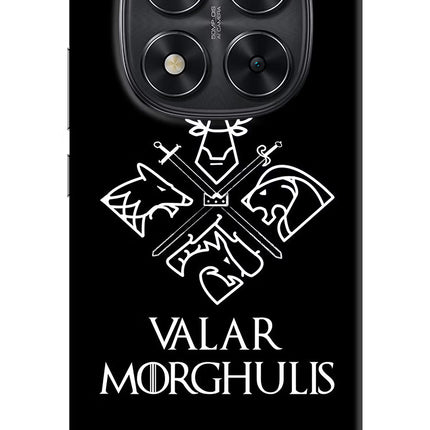 Valar Morghulis | Game Of Thrones Redmi Note 14 Pro 5G Hard Case Back Cover by Casekaro