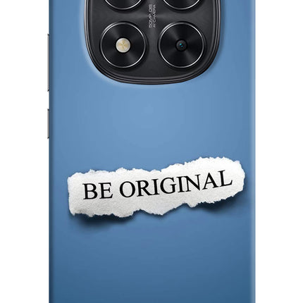 Be Original Redmi Note 14 Pro 5G Hard Case Back Cover by Casekaro