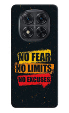 No Fear No Limits No Excuse Redmi Note 14 Pro 5G Hard Case Back Cover by Casekaro