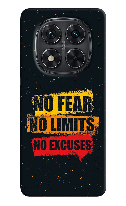 No Fear No Limits No Excuse Redmi Note 14 Pro 5G Hard Case Back Cover by Casekaro