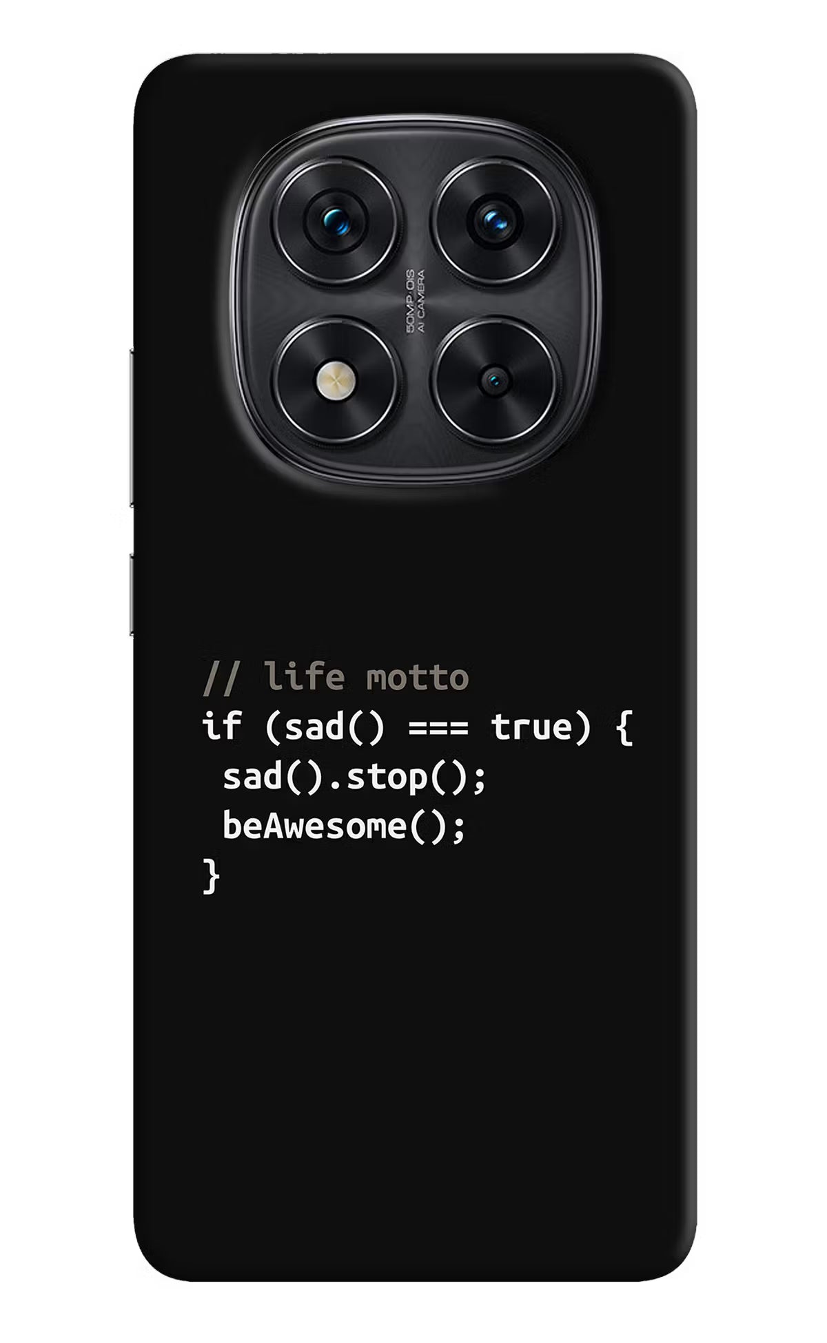 Life Motto Code Redmi Note 14 Pro 5G Hard Case Back Cover by Casekaro