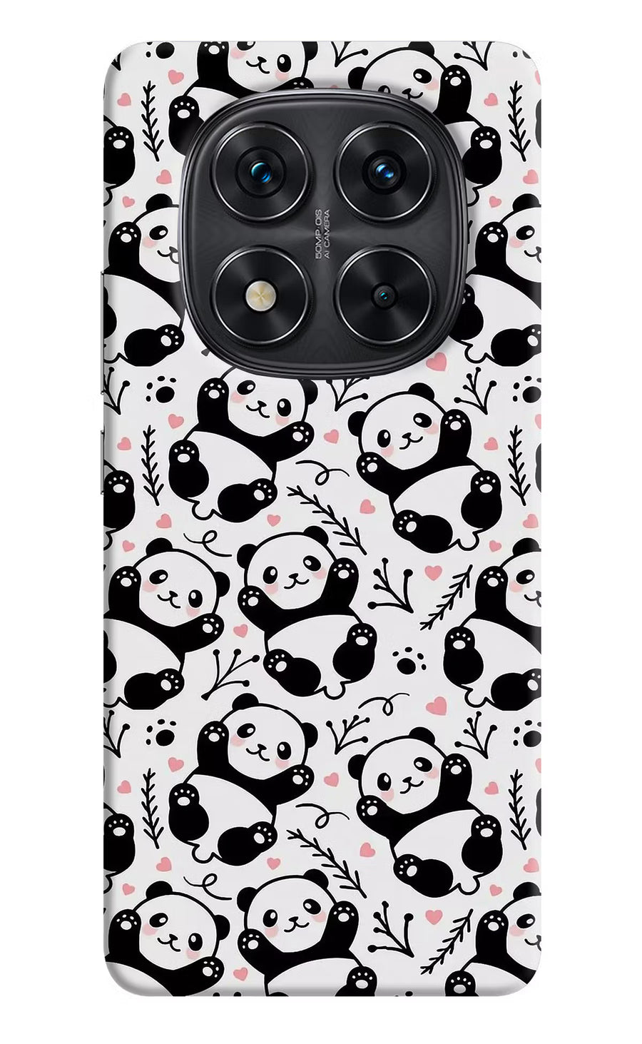 Cute Panda Redmi Note 14 Pro 5G Back Cover, Hard case