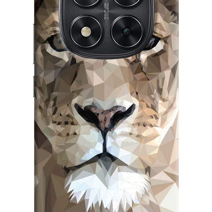 Lion Art Redmi Note 14 Pro 5G Hard Case Back Cover by Casekaro