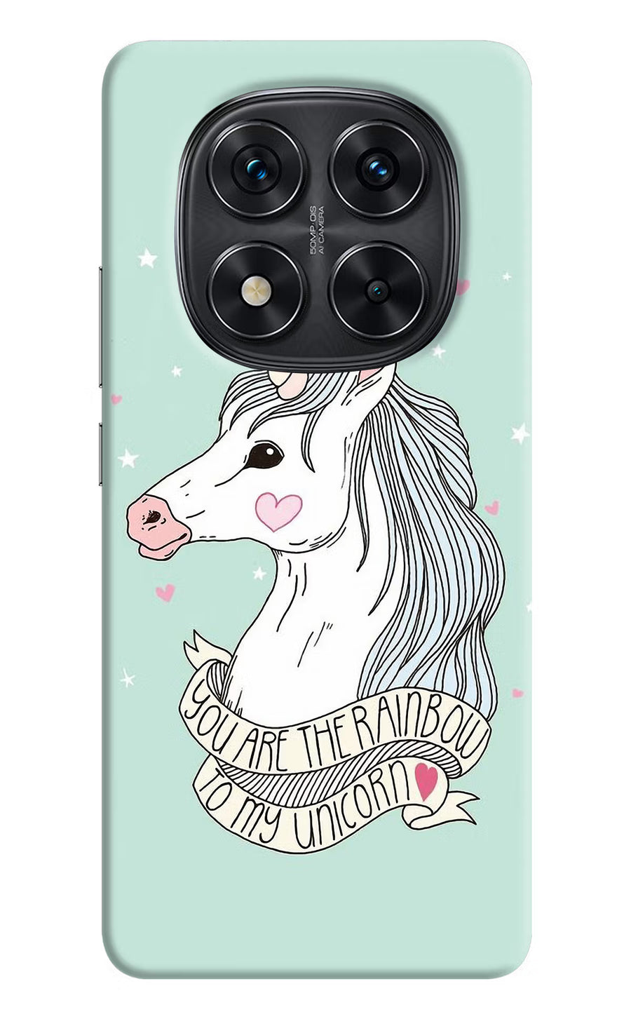 Unicorn Wallpaper Redmi Note 14 Pro 5G Back Cover, Hard case