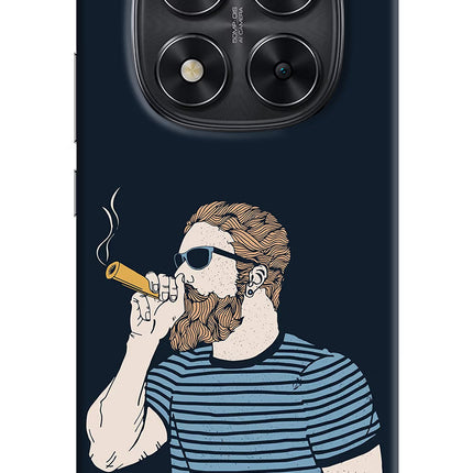Smoking Redmi Note 14 Pro 5G Hard Case Back Cover by Casekaro