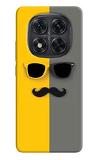 Sunglasses with Mustache Redmi Note 14 Pro 5G Hard Case Back Cover by Casekaro