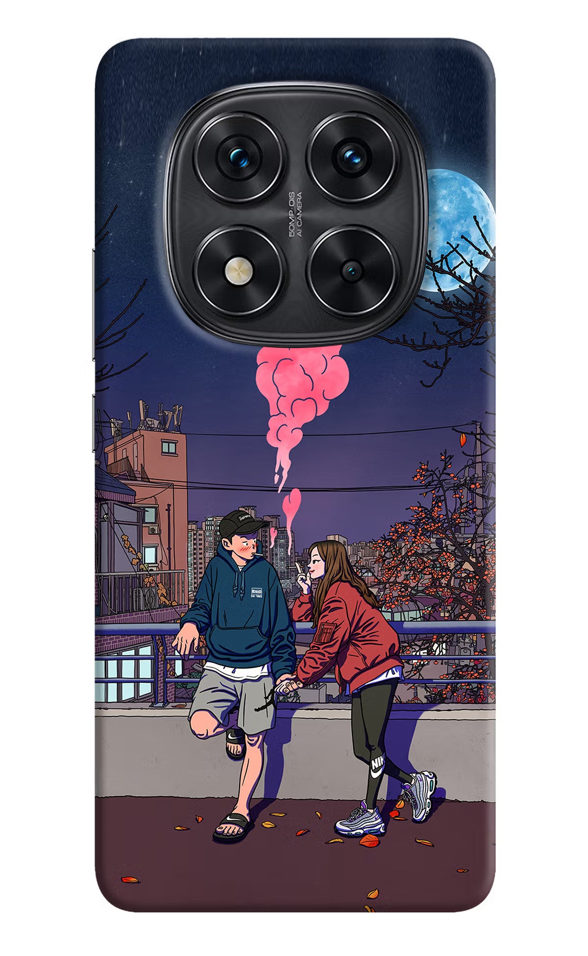 Chilling Couple Redmi Note 14 Pro 5G Hard Case Back Cover by Casekaro
