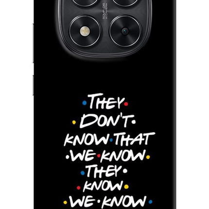 FRIENDS Dialogue Redmi Note 14 Pro 5G Hard Case Back Cover by Casekaro