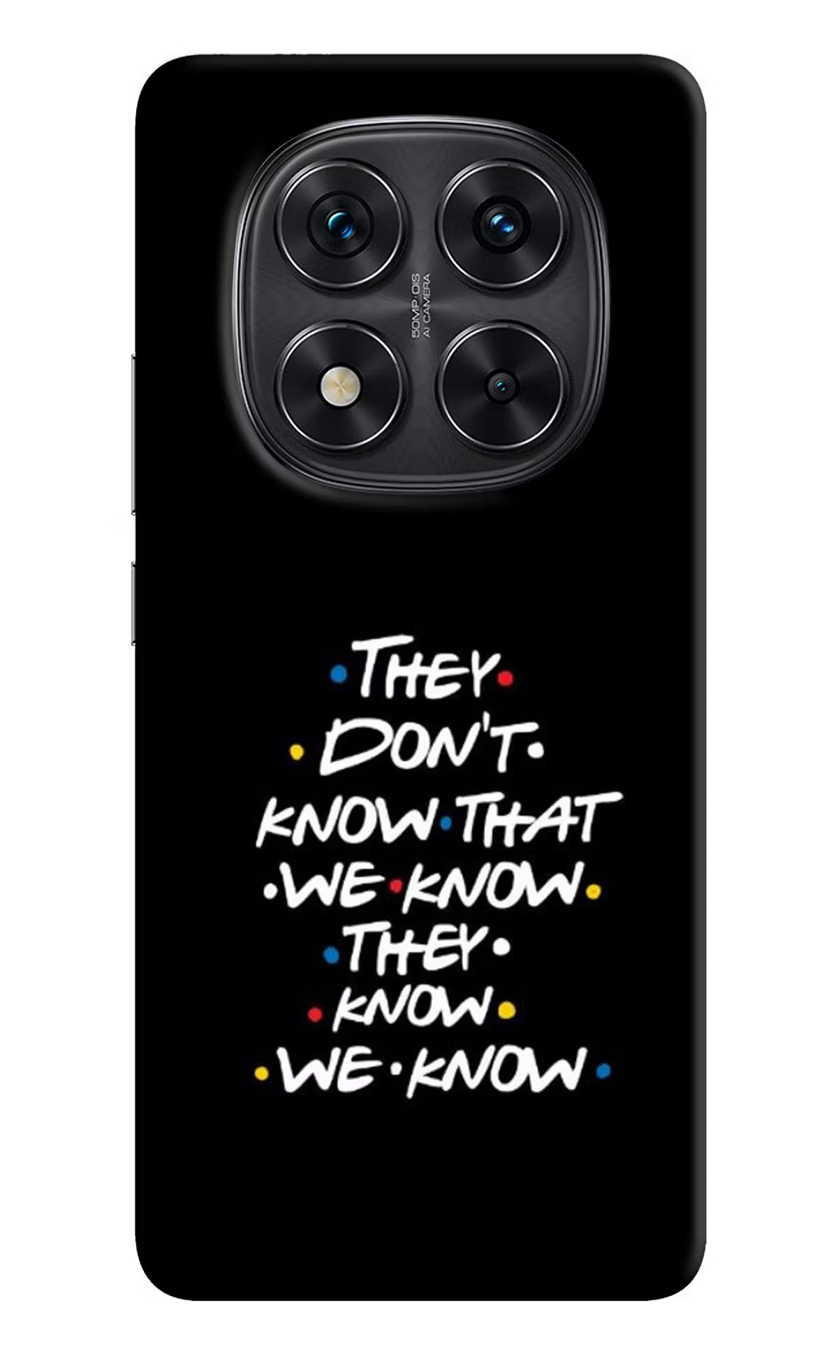 FRIENDS Dialogue Redmi Note 14 Pro 5G Hard Case Back Cover by Casekaro