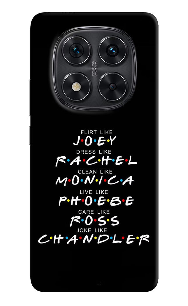 FRIENDS Character Redmi Note 14 Pro 5G Hard Case Back Cover by Casekaro