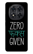 Zero Fucks Given Redmi Note 14 Pro 5G Hard Case Back Cover by Casekaro