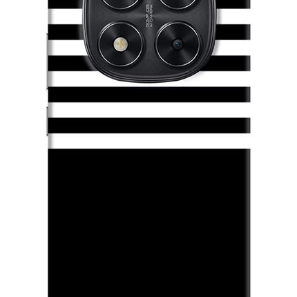 Black and White Print Redmi Note 14 Pro 5G Hard Case Back Cover by Casekaro