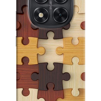 Wooden Puzzle Redmi Note 14 Pro 5G Hard Case Back Cover by Casekaro