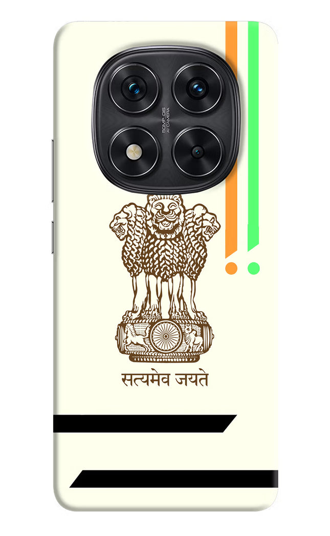 Satyamev Jayate Brown Logo Redmi Note 14 Pro 5G Hard Case Back Cover by Casekaro