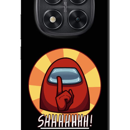Among Us Shhh! Redmi Note 14 Pro 5G Hard Case Back Cover by Casekaro