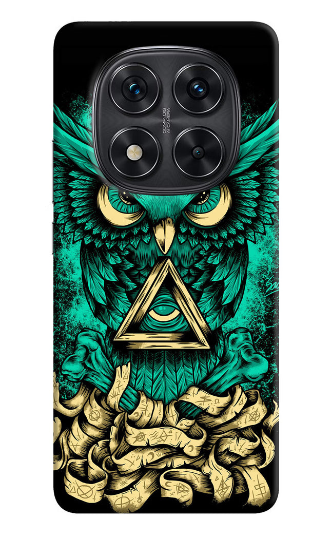 Green Owl Redmi Note 14 Pro 5G Hard Case Back Cover by Casekaro