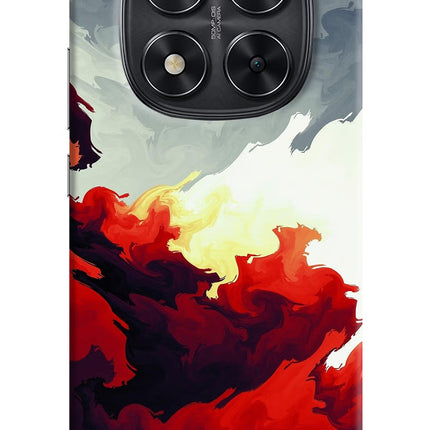Fire Cloud Redmi Note 14 Pro 5G Hard Case Back Cover by Casekaro