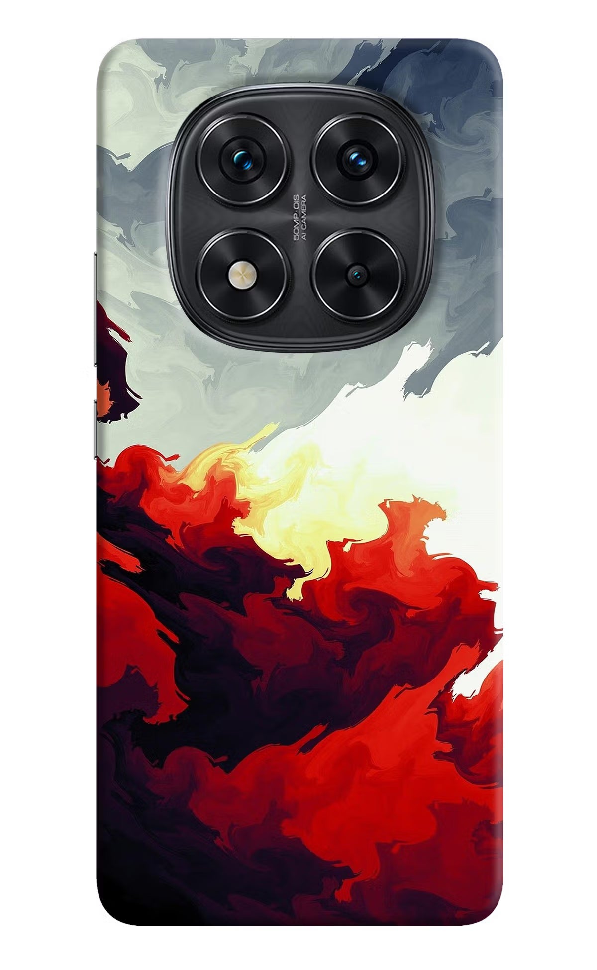 Fire Cloud Redmi Note 14 Pro 5G Hard Case Back Cover by Casekaro