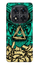 Green Owl Redmi Note 14 Pro 5G Hard Case Back Cover by Casekaro