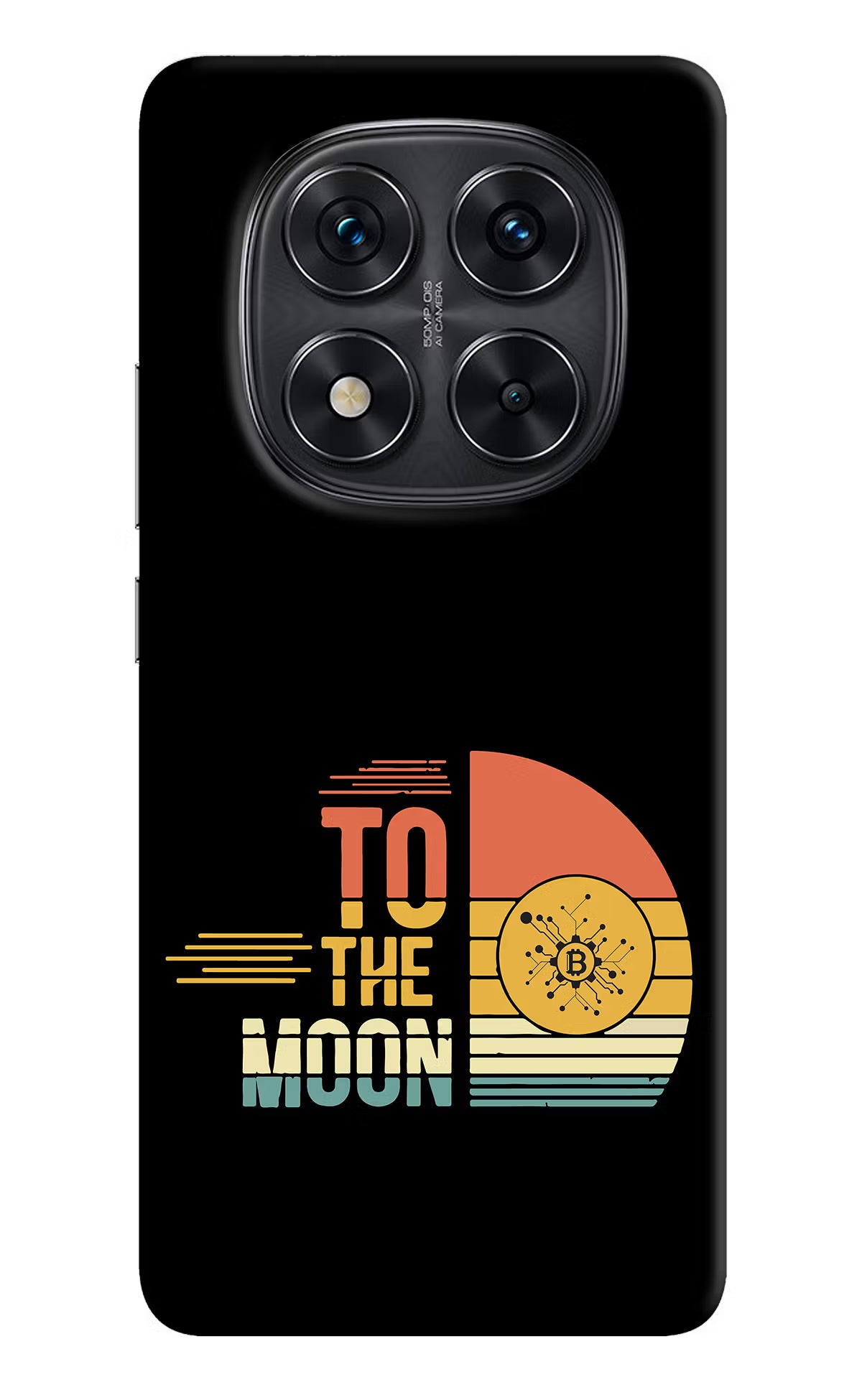 To the Moon Redmi Note 14 Pro 5G Hard Case Back Cover by Casekaro