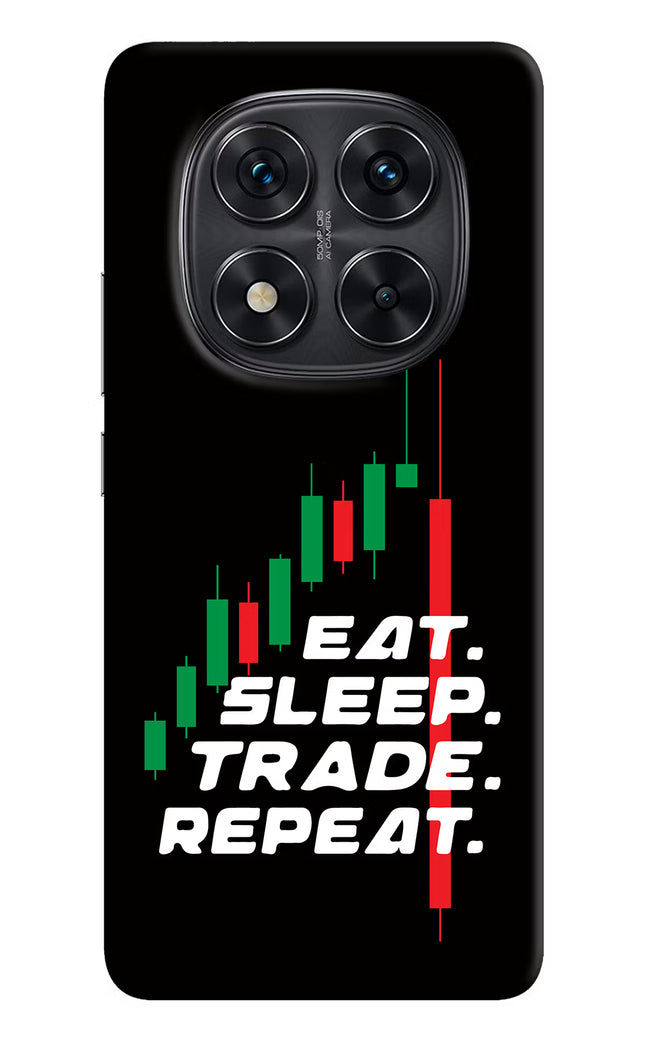 Eat Sleep Trade Repeat Redmi Note 14 Pro 5G Hard Case Back Cover by Casekaro