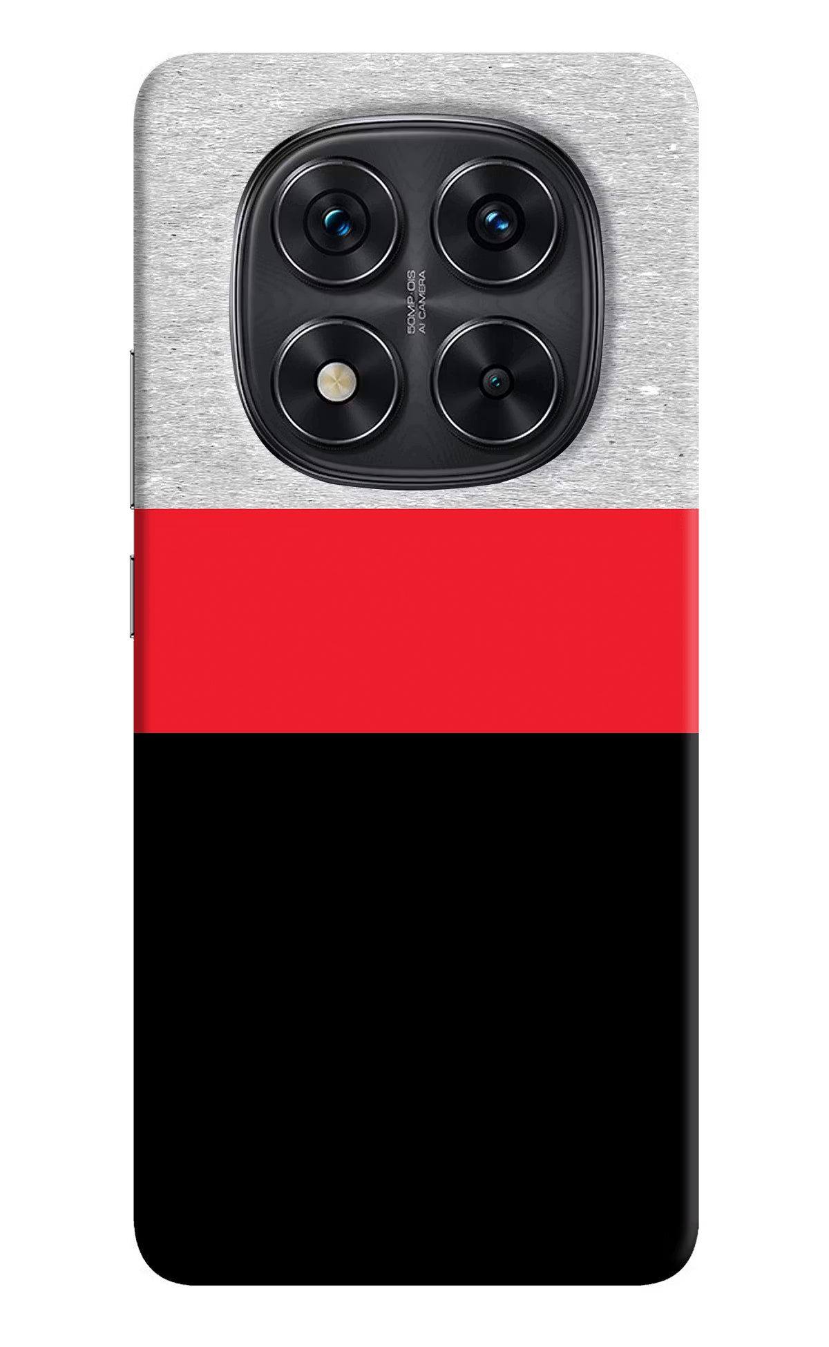 Tri Color Pattern Redmi Note 14 Pro 5G Hard Case Back Cover by Casekaro